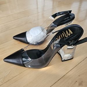 Mimosa transparent heels size 7